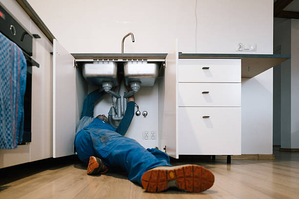 Professional Drain Cleaning technician working in Cedar Knolls, NJ